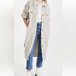 We the free long gray ruby jacket